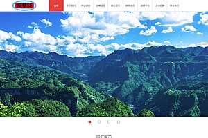 织梦dedecms景点旅游开发公司网站模板