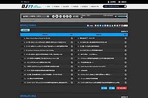 程氏CMSV4.0DJ77音乐舞曲网站模板UTF8+GBK